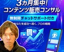 専門家のコンテンツ販売の仕組み化をサポートします クライアントからココナラプラチナランカーを輩出！ イメージ1
