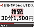 YouTubeなどの文字起こし代行します 動画・音声から文字起こし承ります。 イメージ1