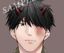 SNSなどで使えるアイコンを制作します かっこいい男の子〜かわいい女の子のイラストを制作します！ イメージ2