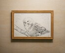 大切なペットの似顔絵描きます 大切なワンちゃん、ネコちゃんを線画でかわいく仕上げます！ イメージ4