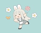 ちびキャラのアイコンを描きます ちびキャラアイコンで可愛くなりませんか？⟡.* イメージ1