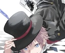立ち絵 1枚絵 アイコン サムネ などお描きします ファンタジー 擬人化 異能力系 が得意 イメージ4