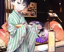 着物絵・和装絵得意ですのでよろしくお願い致します アマチュアですが和系のイラスト承ります! イメージ2