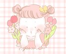 可愛い女の子アイコンをお描きます ほんわか、可愛い、ゆるふわ女の子イラスト イメージ5