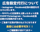 フェイスブック・インスタグラムの広告設定代行します Instagram/Facebook/広告設定/ネット広告 イメージ2