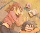 ほのぼのイラストをお描きします キャラクター作成や表紙、挿絵、プレゼント用にいかがですか？ イメージ1