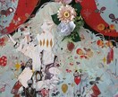 美しい人物画×模様を描きます 美しい人物画で他には無い1品を イメージ1