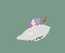 お寿司と自画像のイラスト(アイコン)描きます お好きな食べ物と自分を前面に出した、自分だけのアイコンをˊ˗ イメージ4