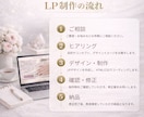 集客・予約につながる美容系サロンLP制作します デザイン〜HTML/CSS実装まで対応 イメージ6