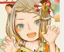 SNSアイコン、1枚絵承ります 色塗り方法をデジタルかアナログからお選びいただけます。 イメージ3