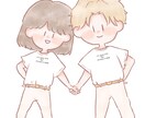 夢絵イラスト描きます 推しとの夢絵やカップルイラストを描きます！ イメージ4