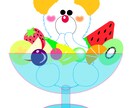 かわいい動物・キャラクターのイラスト描きます パンフレットやオリジナルグッズにできます イメージ2