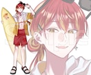 商用・二次・キャラデザ込み！　立ち絵制作いたします 衣装や表情にもこだわり、活動に長く使えるものをお届けします イメージ3