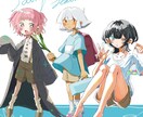 配信やTRPGなどに使用できる立ち絵制作します 厚塗りで明暗をパキッとさせたイラストが得意です！ イメージ4