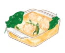 お料理のイラスト描きます メニューの挿絵、AIにはできないものを描きます！ イメージ9