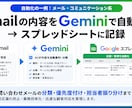 GoogleAI Geminiで業務を自動化します AI×GAS連携 メール要約・PDF読取・議事録自動化 イメージ2