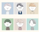 絶妙な表情の、ほのぼのアイコン作成します 【やさしくなごむイラスト】SNSやブログで印象に残ります♡ イメージ5