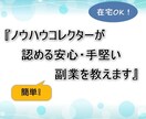 ノウハウコレクターが認める安心・手堅い副業教えます これまでうまくいかなかった人に！これぞシンプルな副業です イメージ1