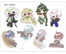 最短即日～！立ち絵制作します 表情差分何枚でも◎TRPGやゲーム素材、VTuber活動にも イメージ3