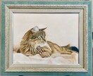 あなたの大切なペットの肖像画を油絵で描きます 油絵の醍醐味を身近に楽しんでいただける様リーズナブルに設定 イメージ3