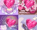 かわいくてポップなアイコン作成します あなただけのSNSのアイコンを作成してみませんか？♡ イメージ2