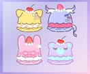 オリジナルマカロン描きます まるでコラボカフェ気分！可愛い概念デザインです◎ イメージ2