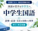 中学生の国語を基礎から教えます 定期テスト・高校受験の国語を支えます イメージ1