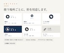 ロゴを9点セットとガイドライン付きで作ります 渡して終わりにしません。社内の誰が使っても崩れない形で イメージ3