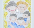 幸せな気持ちになる。ゆるふわ似顔絵描きます SNSアイコンやお祝いに。幸せ届ける手描きイラスト イメージ4
