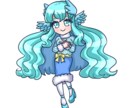 完成品！羽耳お姉さんの立ち絵＋SDを販売します すぐお渡し可能！デフォルト含め全22種類の立ち絵です！ イメージ8