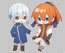 はっきりしたパキパキ絵柄のイラスト作成します アニメ調のイラスト、SDキャラの作成が可能です！ イメージ5