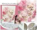 華やかで透明感ある油絵風うちの子イラスト作ります キャンバス印刷、アクリル印刷可能。人物、ウェディングも可能 イメージ4