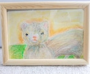 クレヨンで愛ペット、好きな動物の絵を作成できます 絵が売れるまで1枚おまけ付き！ イメージ2