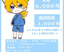 激安！ミニキャライラスト！スタンプイラスト描きます アイコンやサムネやグッズに是非！！ イメージ2