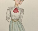 色鉛筆でロココイラストを描きます クラシカルなら任せてください！ロココ好きな方お待ちしてます！ イメージ3