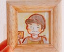 色鉛筆でゆるく可愛い似顔絵を描きます 【フレーム付き・郵送料込み】誕生日や記念日のプレゼントに イメージ6