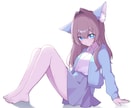 ご相談しながら制作◎かわいいイラストお描きします 立ち絵・ヘッダー・キャラデザまで幅広く対応致します！ イメージ7