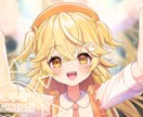 7/30まで割引中！可愛いポップなイラスト描きます 一枚絵、立ち絵などのイラストを制作します！ イメージ1
