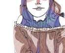 オシャレなあなたを絵にします お写真いただき、ちょっとお洒落なイラストにします〜似顔絵 イメージ4