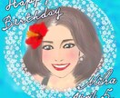 沖縄風にして似顔絵を描きます 記念日など、特別な日に送る似顔絵をプレゼントしませんか? イメージ3