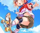 かわいいミニキャラアイコン描きます 顔だけ、全身、等身なども指定可能！ミニキャラ専用です。 イメージ2