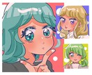 最短納品2日から！✐POPかわいいアイコン描きます POPでかわいい、貴方だけのアイコンを描かせていただきます！ イメージ5