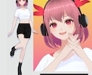 VRoidであなただけの3Dアバターを制作します コスパと手描き質感の美しさを両立。理想を形に！ イメージ3