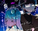 可愛い系！配信・SNS用の一枚絵描きます 表情差分3種付きで活動応援します イメージ4