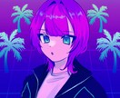 アニメ風！厚塗りでかわいいアイコンかきます あなたのSNSアイコンをおしゃれに描きます！ イメージ3
