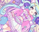 ポップでファンシーな可愛いイラスト描きます MV、歌ってみた、アイドルグッズ、CDジャケなどに！ イメージ1