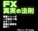 FX真実の法則専業トレーダー手法公開します 動く真実（正解）を確認してからトレードするずる賢い手法！！ イメージ1
