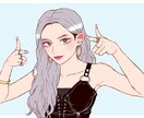 SNS用アンニュイでお洒落なアイコン作成します SNSやビジネス用に他と被らないイラスト イメージ9