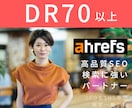 SEO対策！Ahrefs DR50以上にします Googleからの評価を向上し、ドメインパワーも強化します。 イメージ2