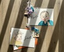 シンプルめの似顔絵描きます プレゼントやお祝いに似顔絵も添えてみませんか？ イメージ3